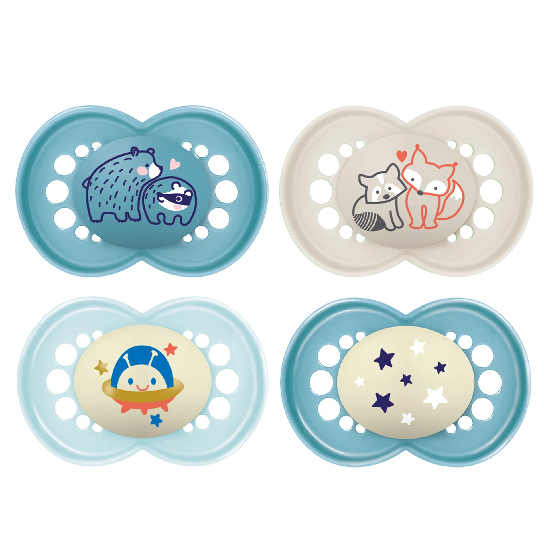 MAM Original Day & Night 6+ 4 Pack