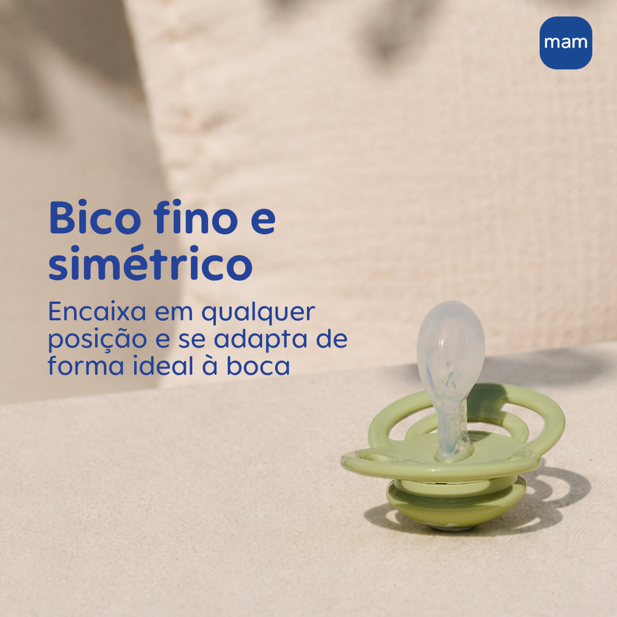 CHUPETA MAM PERFECT NIGHT 6+ MESES - EMBALAGEM DUPLA AZUL