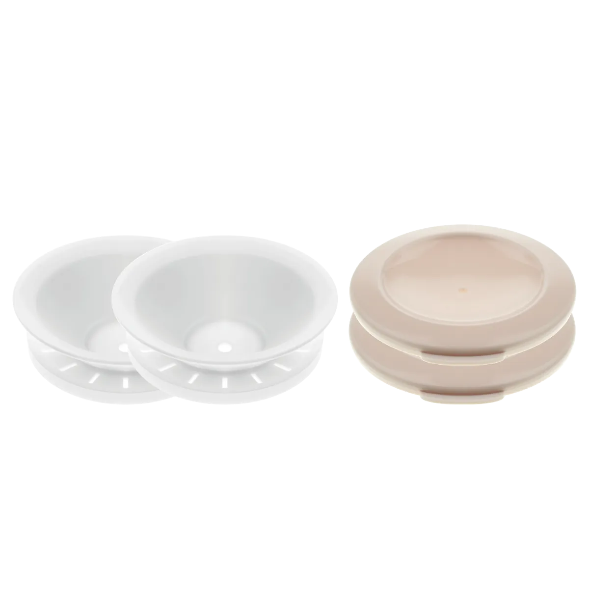 Easy to Drink Cup Spare Parts Set, Silicone Valve & Travel lid (pack of 2)