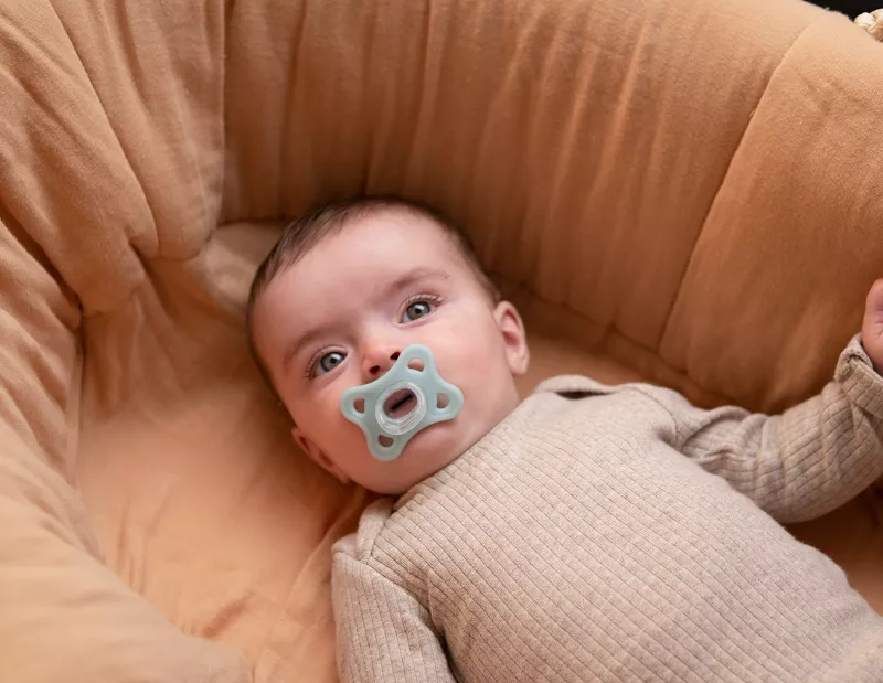 LOVI sucette 0-2 mois, Sucettes pour bébés avec tétine en silicone