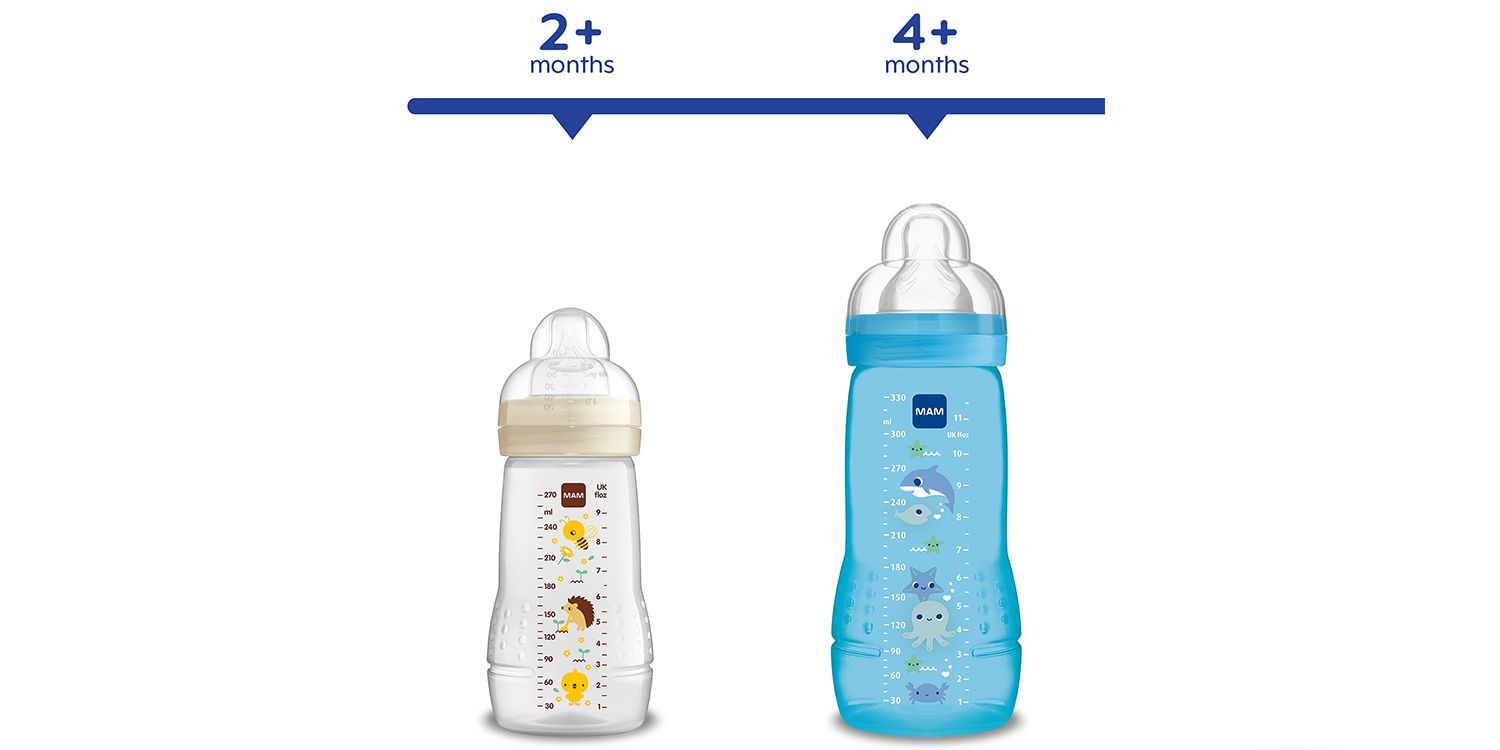 Easy Active™ Baby Bottle 11oz - 4 Pack