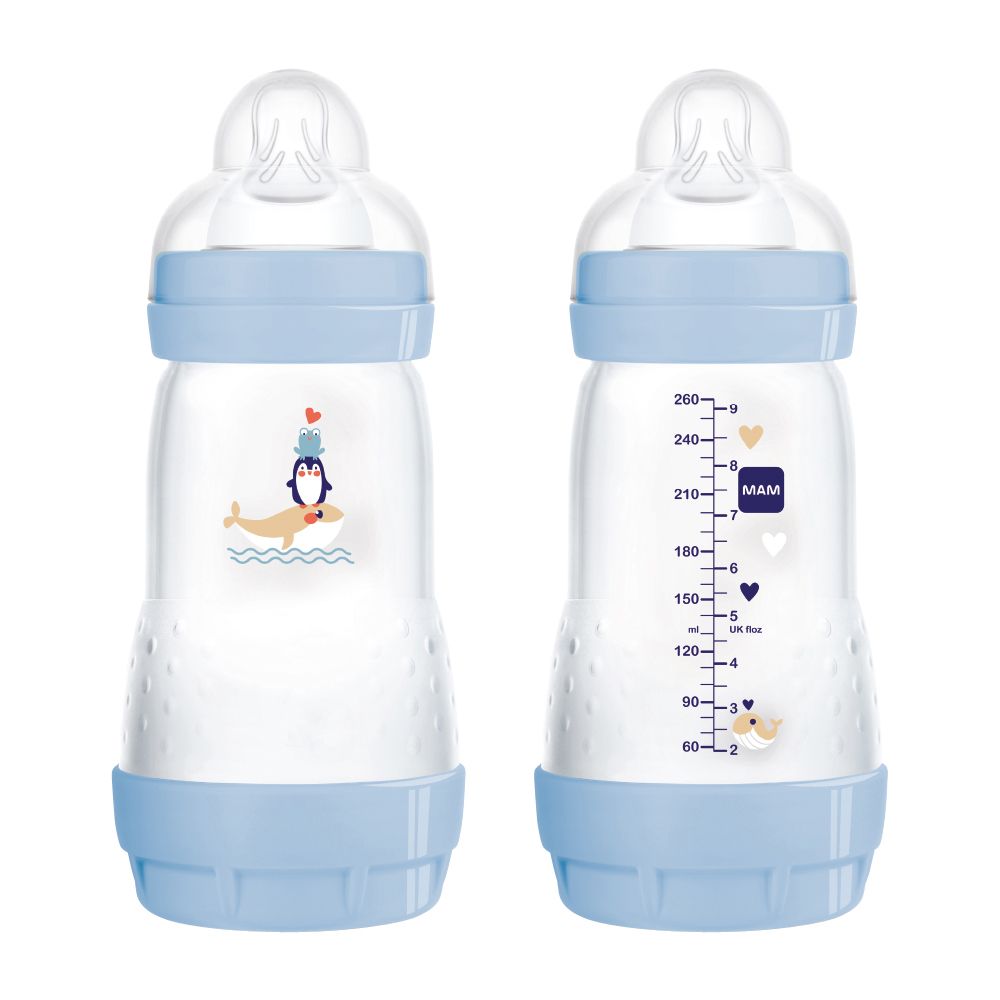 MAM  Biberon Easy Start™  anti-colique 260 ml, 2+ mois, Lot de 1