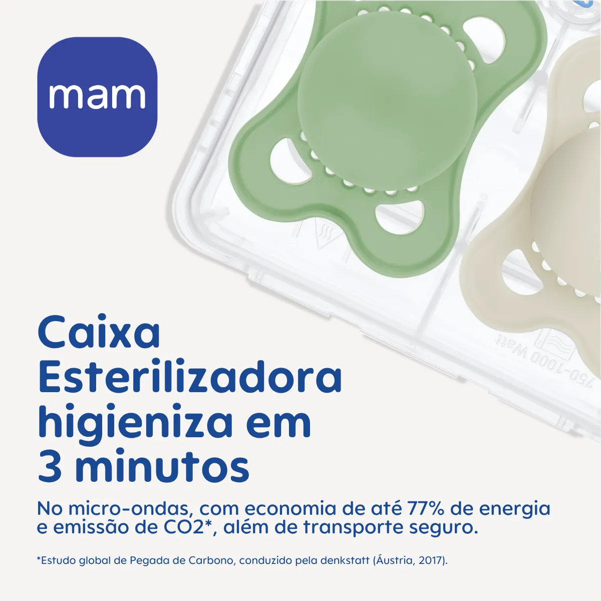 CHUPETA MAM SAYINGS 0-6 MESES - EMBALAGEM DUPLA NEUTRA