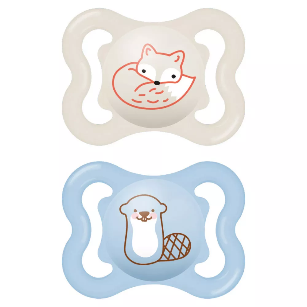 MAM Mini Air Soother 2-6 months, set of 2