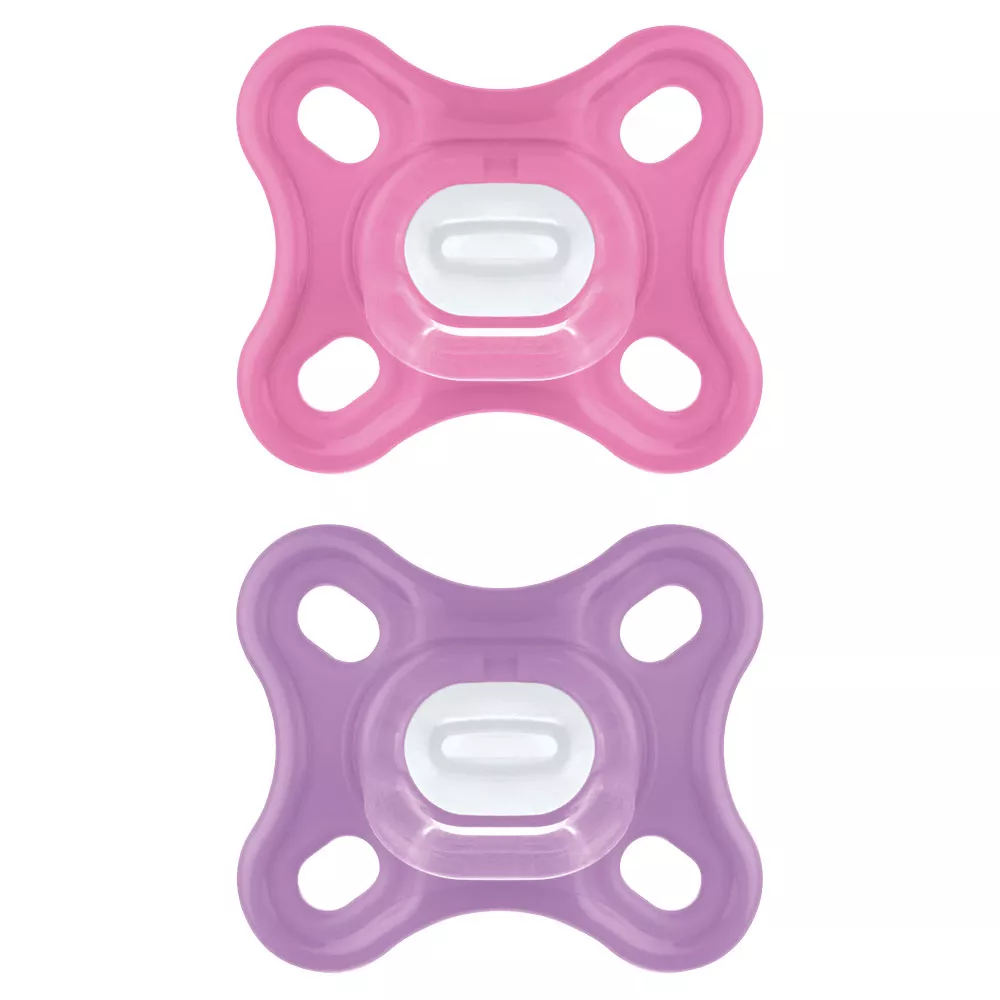MAM Comfort Silicone Soother  0-3 months, set of 2