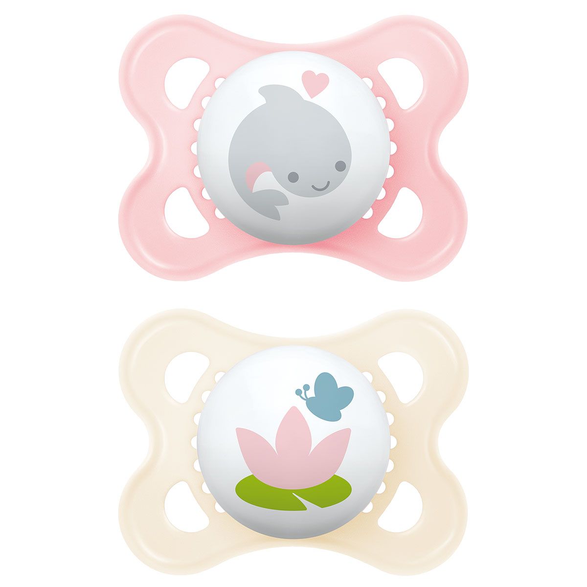 CHUPETA MAM SAYINGS 0-6 MESES - EMBALAGEM DUPLA ROSA