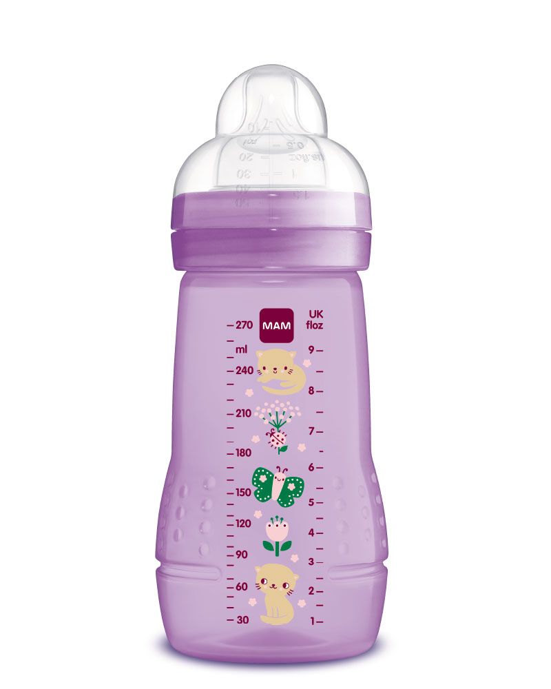 Baby Bottle 270ml Organic Garden