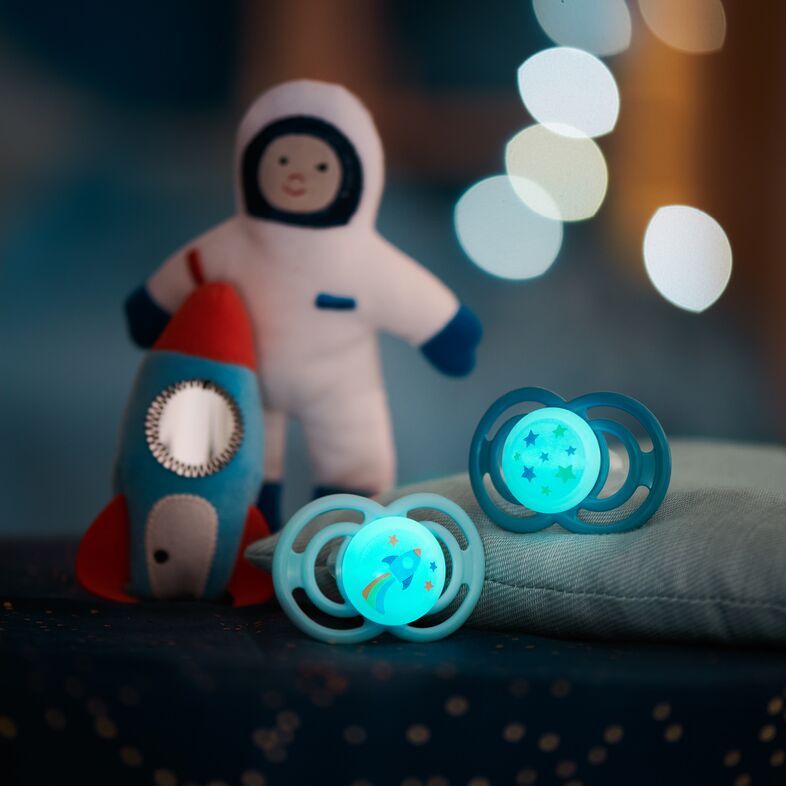 MAM Perfect Night Pacifier 16+ - Space Adventure