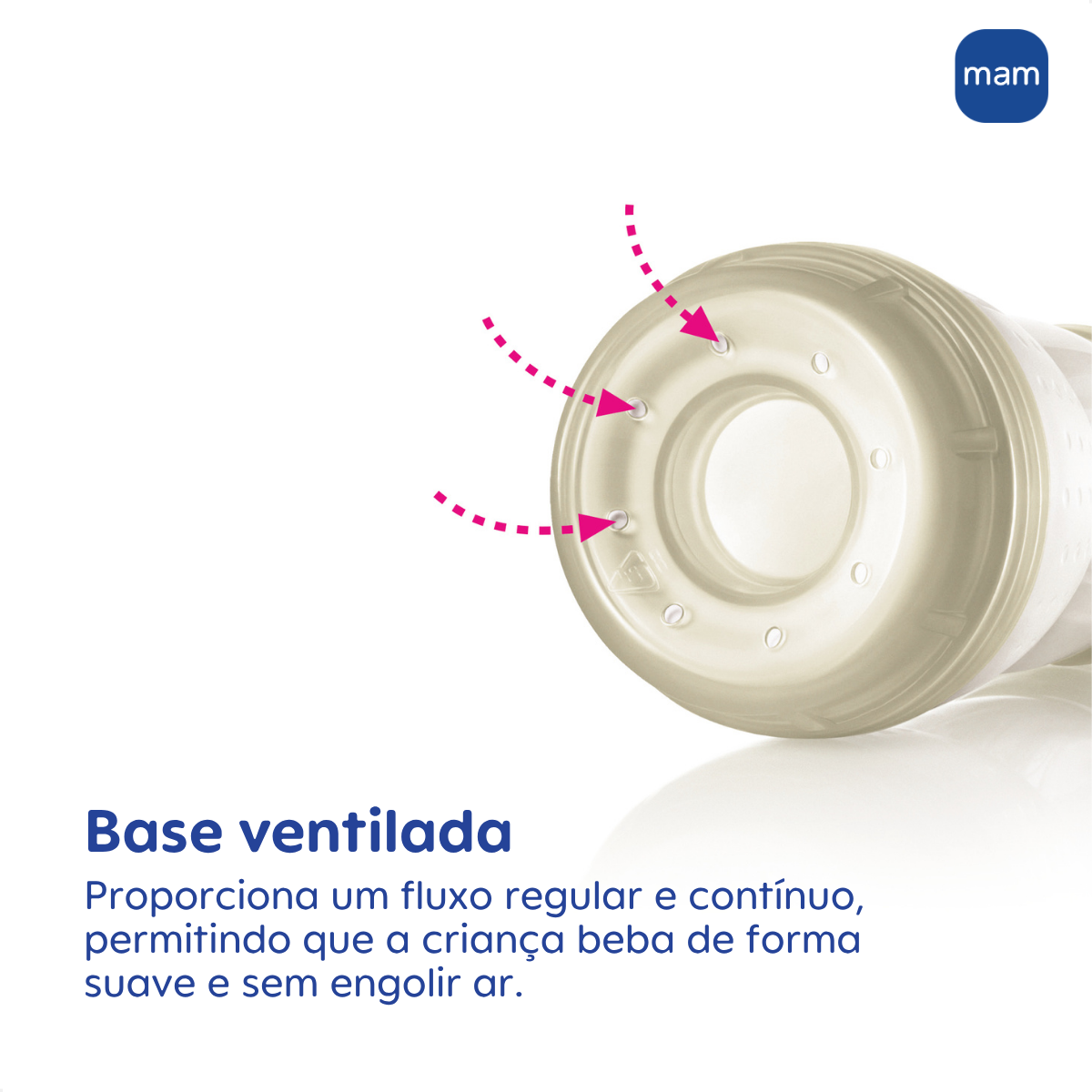 MAMADEIRA MAM EASY START 130ML - EMBALAGEM UNITARIA ROSA