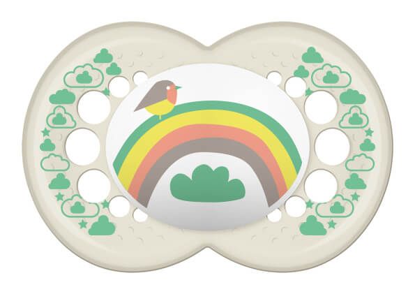 Tommy's Rainbow Silicone Soother 