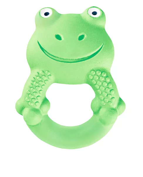 Max the Frog - Juguete de látex para el desarrollo infantil