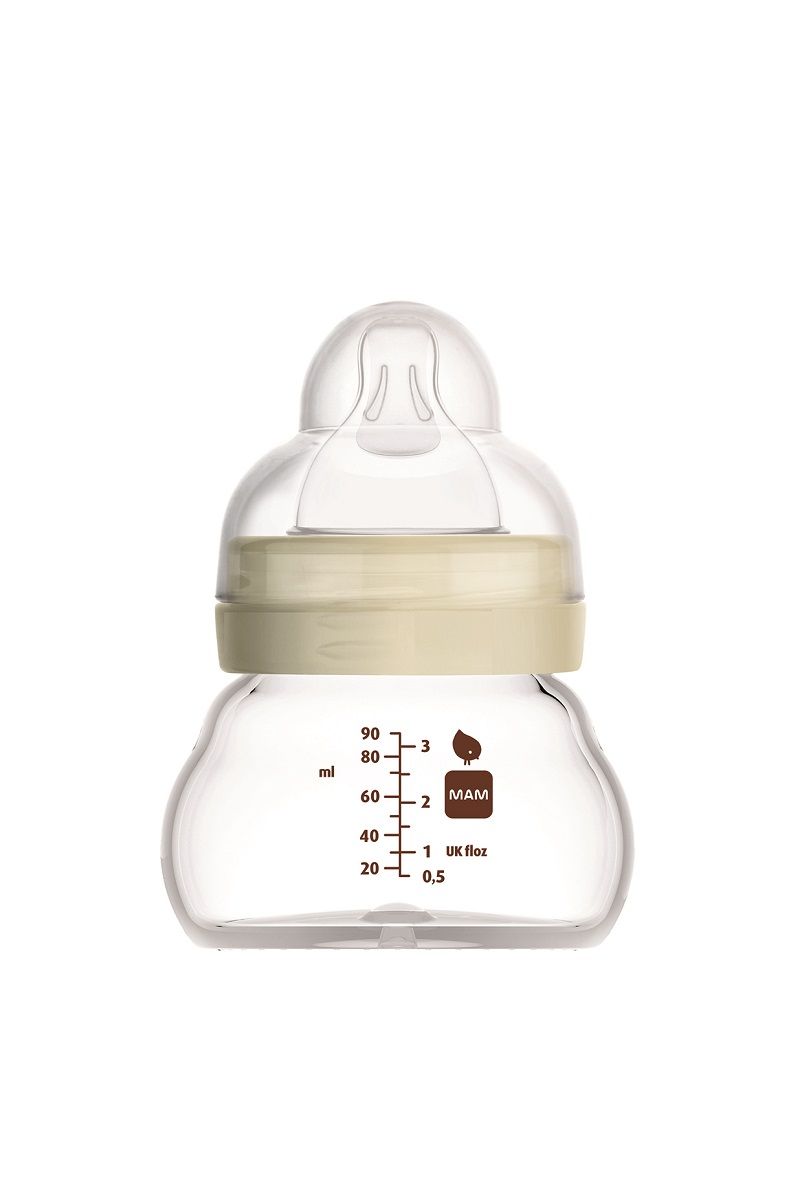 Mamás y bebés: MAM BIBERON CRISTAL FEEL GOOD +0 MESES 90 ML