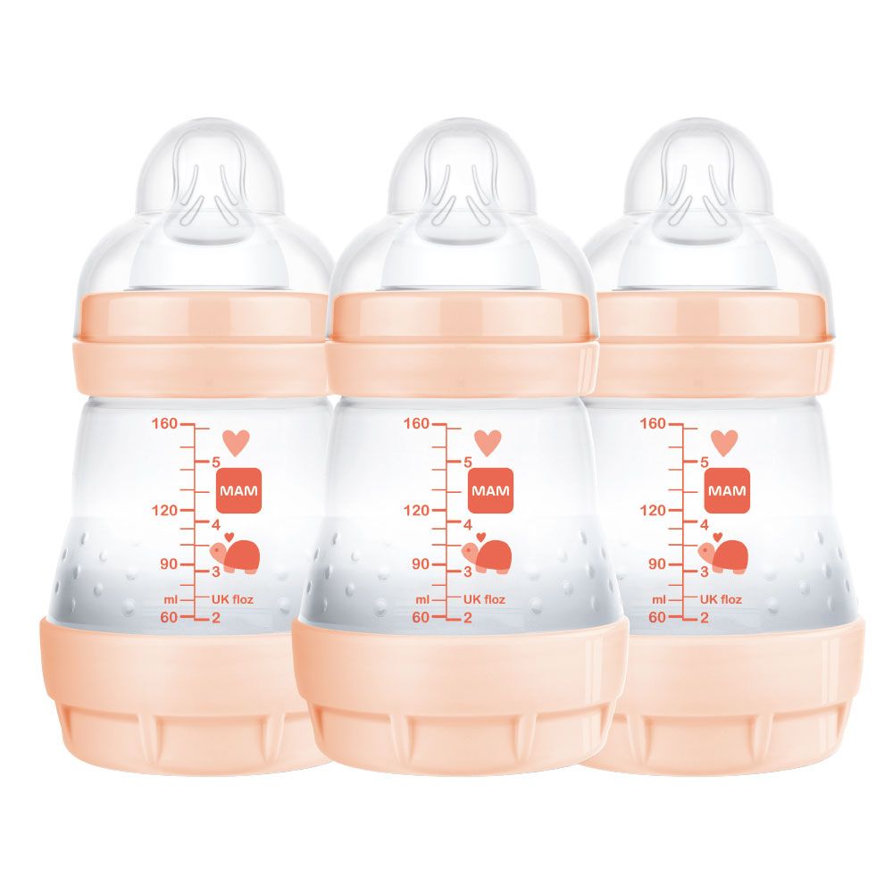 Easy Start™ Anti-Colic Self-Sterilising Bottle - Newborn - 3 Pack -160ml Better Together