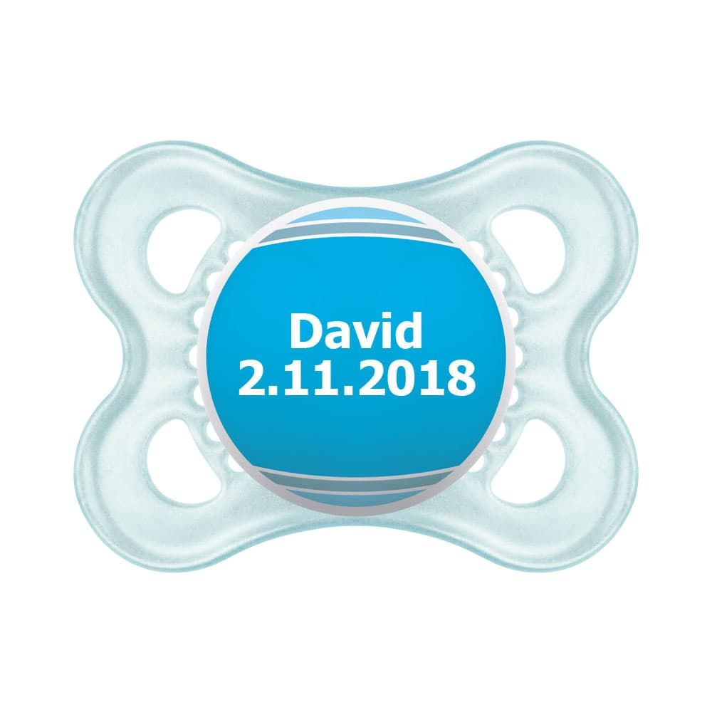 Personalized Name Nautical Baby Pacifier 
