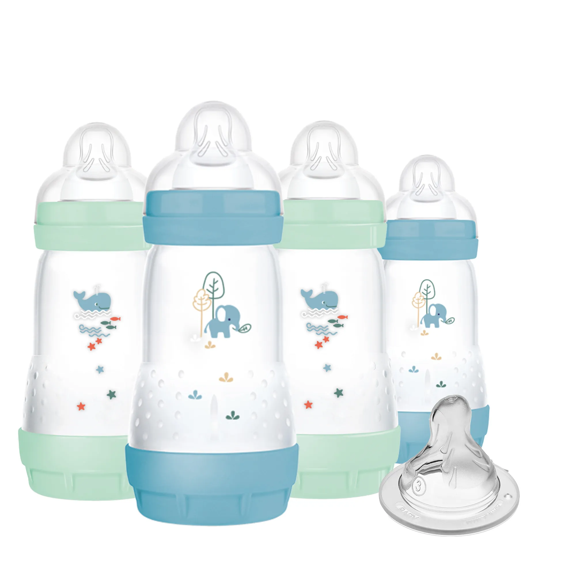 Lansinoh Glass Baby Bottles For Breastfeeding Babies, Ounces,