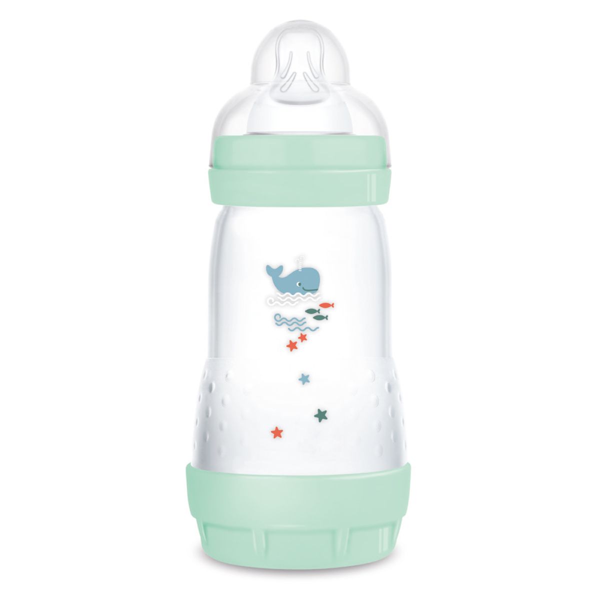 MAM Biberón Anticólicos Recién Nacido, 0-2 Meses, 160ml, con Tetina 1 Flujo  Lento de Silicona de Fácil Aceptación, Autoesterilizable y Fácil de  Limpiar, Easy Start Anti-Colic, Azul Brillante : : Bebé