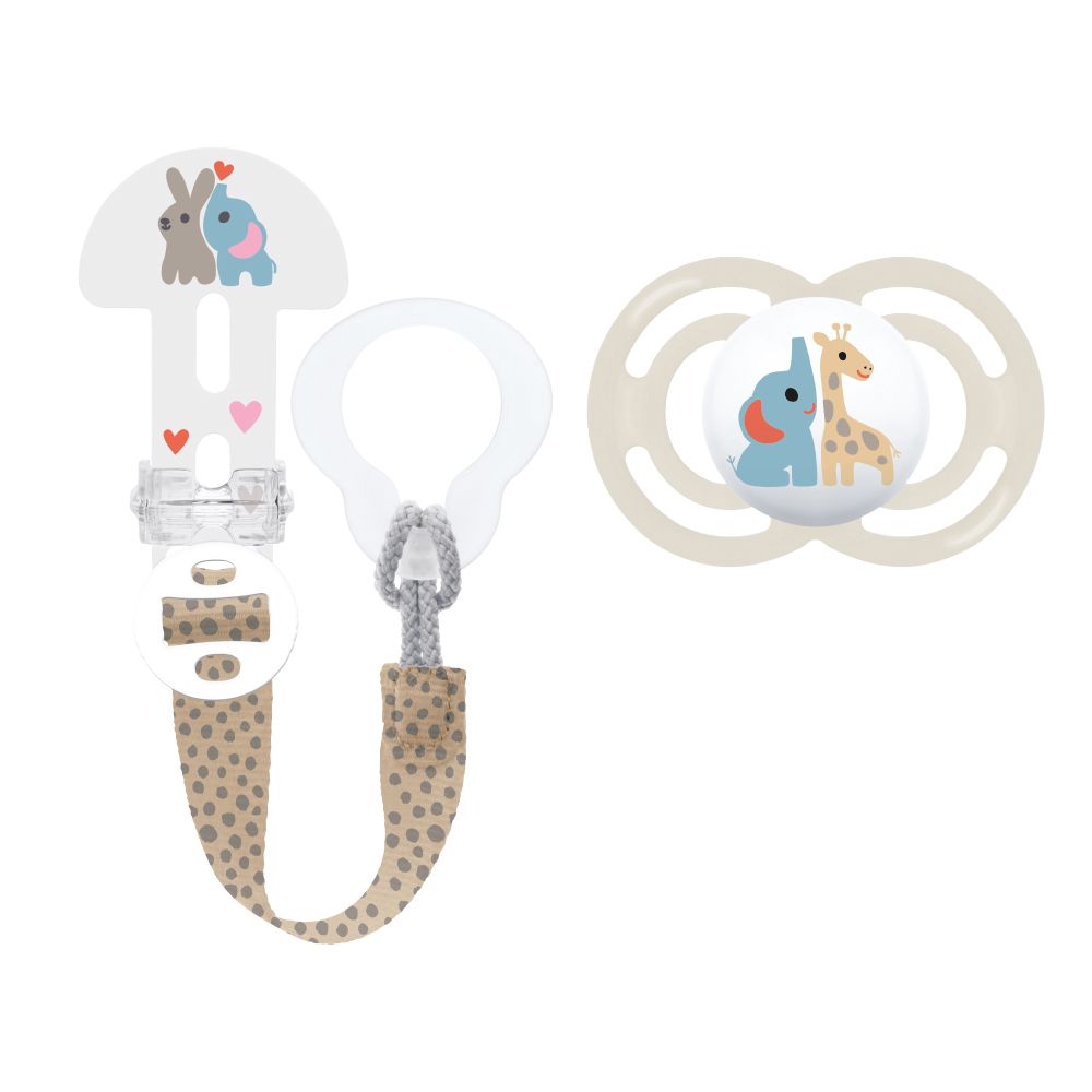 MAM Perfect 6+ & Clip it! Better Together - Pacifier and Clip