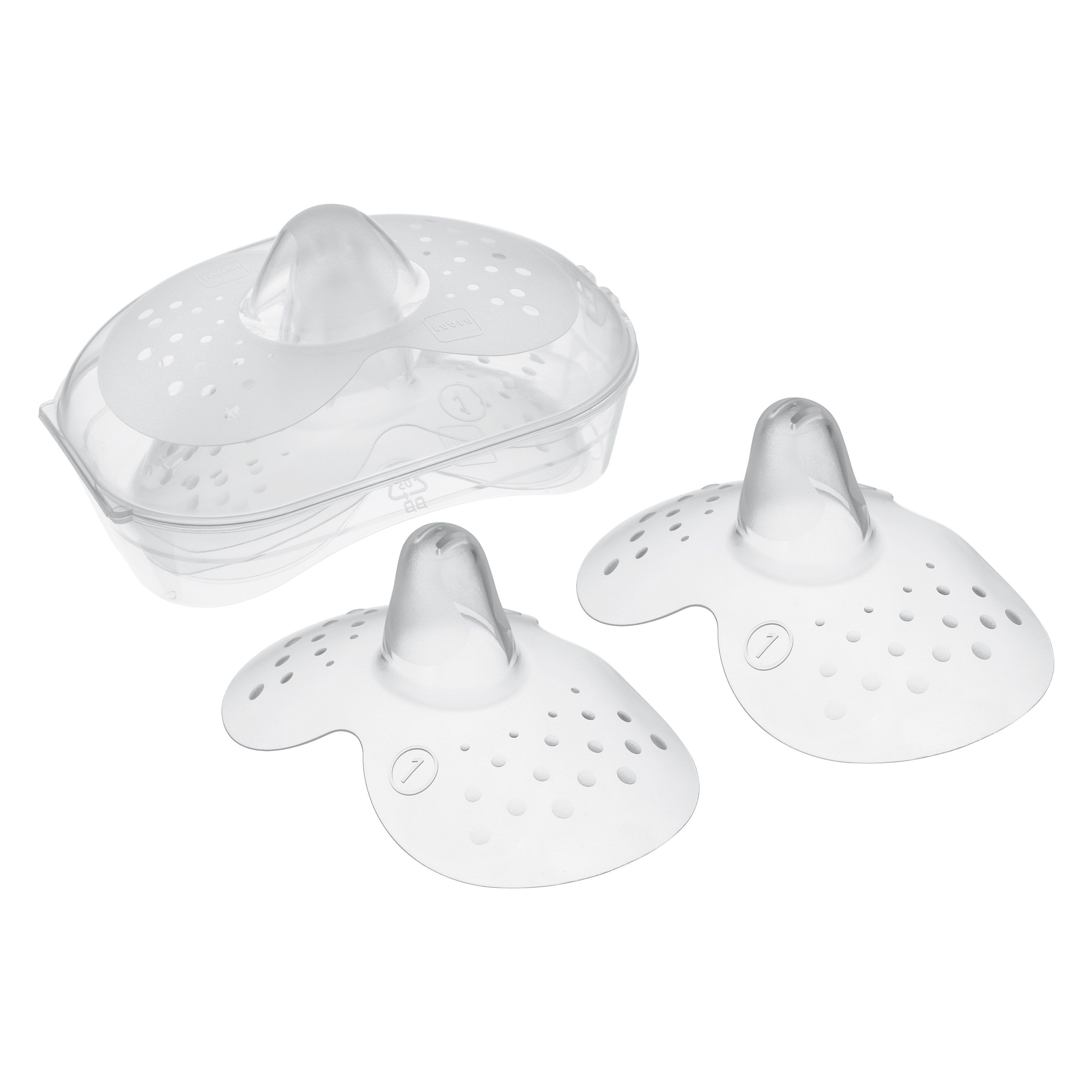 PROTETOR DE SEIOS MAM NIPPLE SHIELDS - TAM 01 - REGULAR