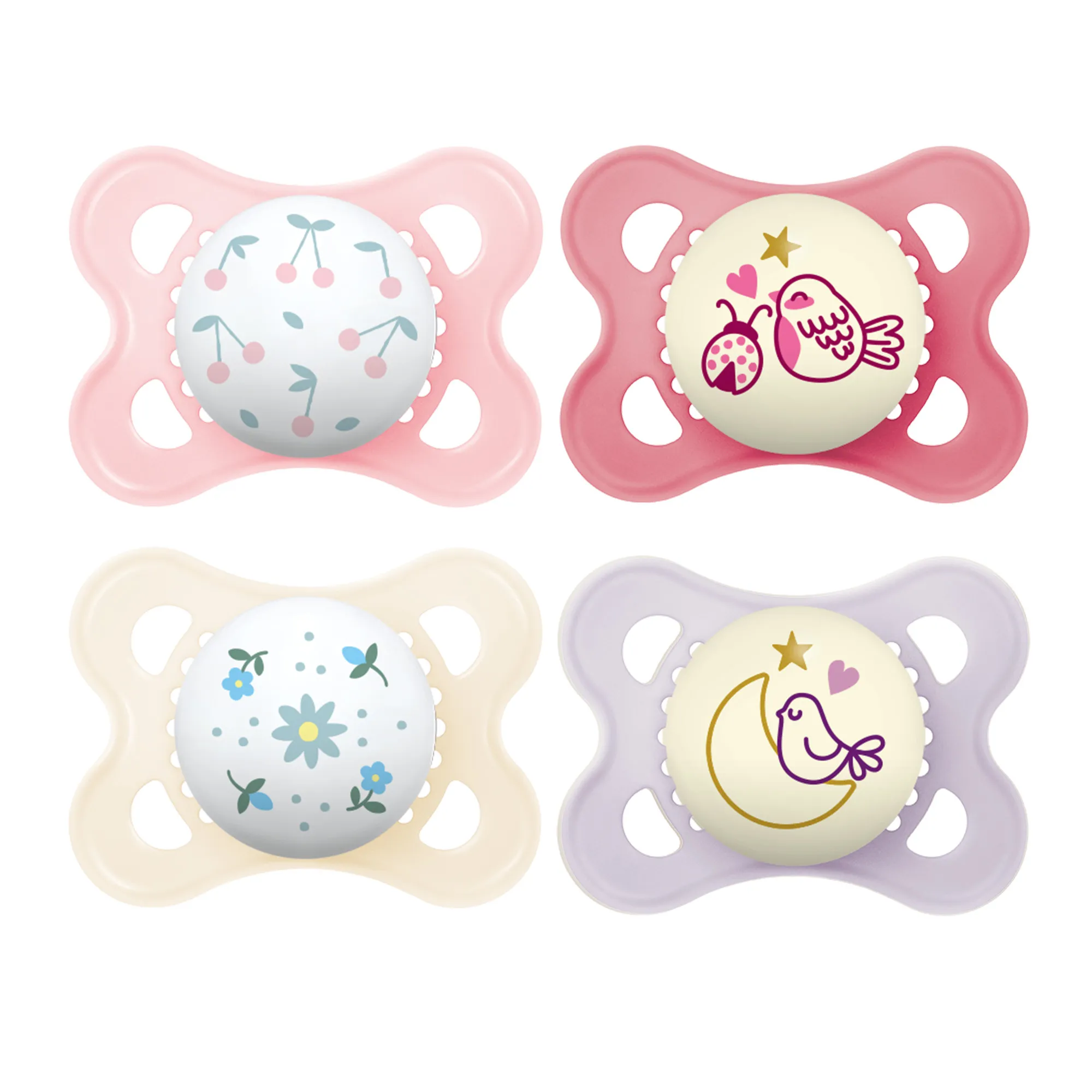 MAM Original Day & Night chupetes 0-6 meses, 4 Pack