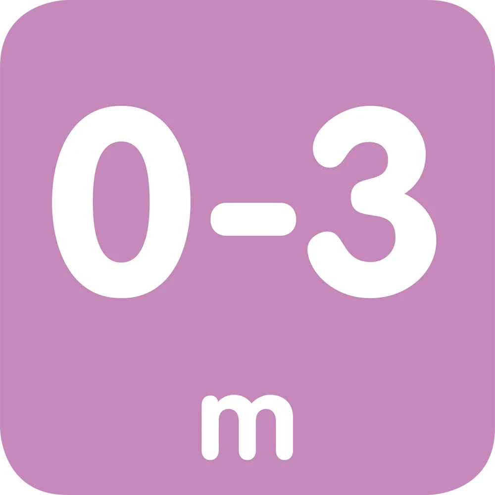 0–3 hónapos csecsemők számára