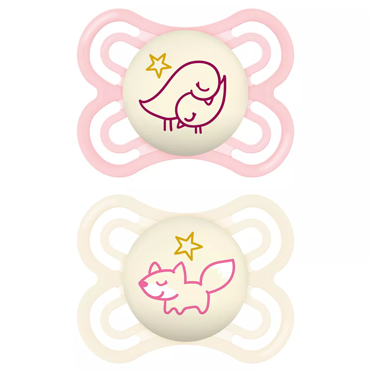 MAM Perfect Night Soother 2-6 months, set of 2