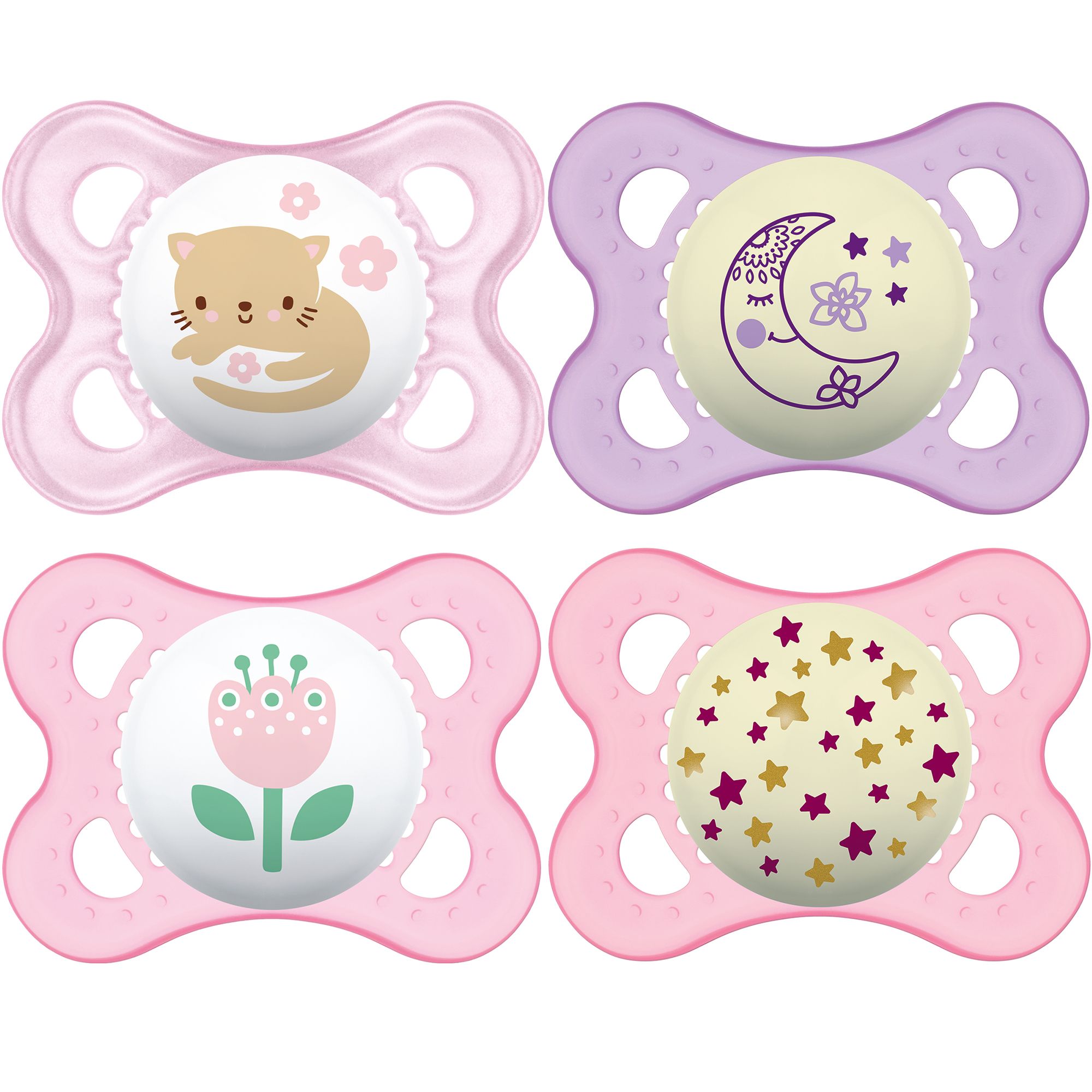 MAM Night Pacifiers (2 Pacifiers & Sterilizing Box), MAM Pacifiers 0-6  Months, Best Pacifier, 2 Count - Fred Meyer