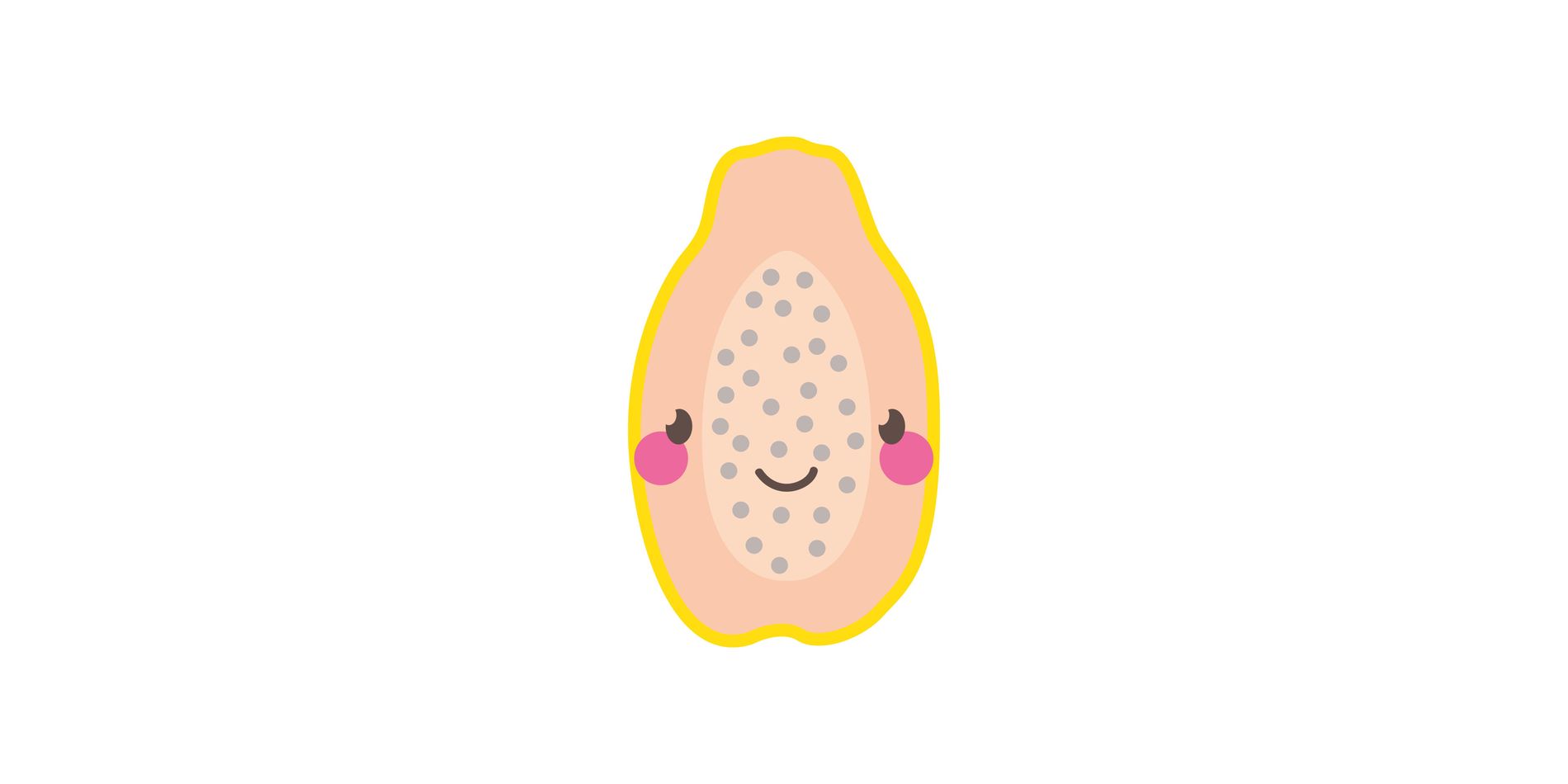 Je baby is nu ongeveer zo groot als een papaja.