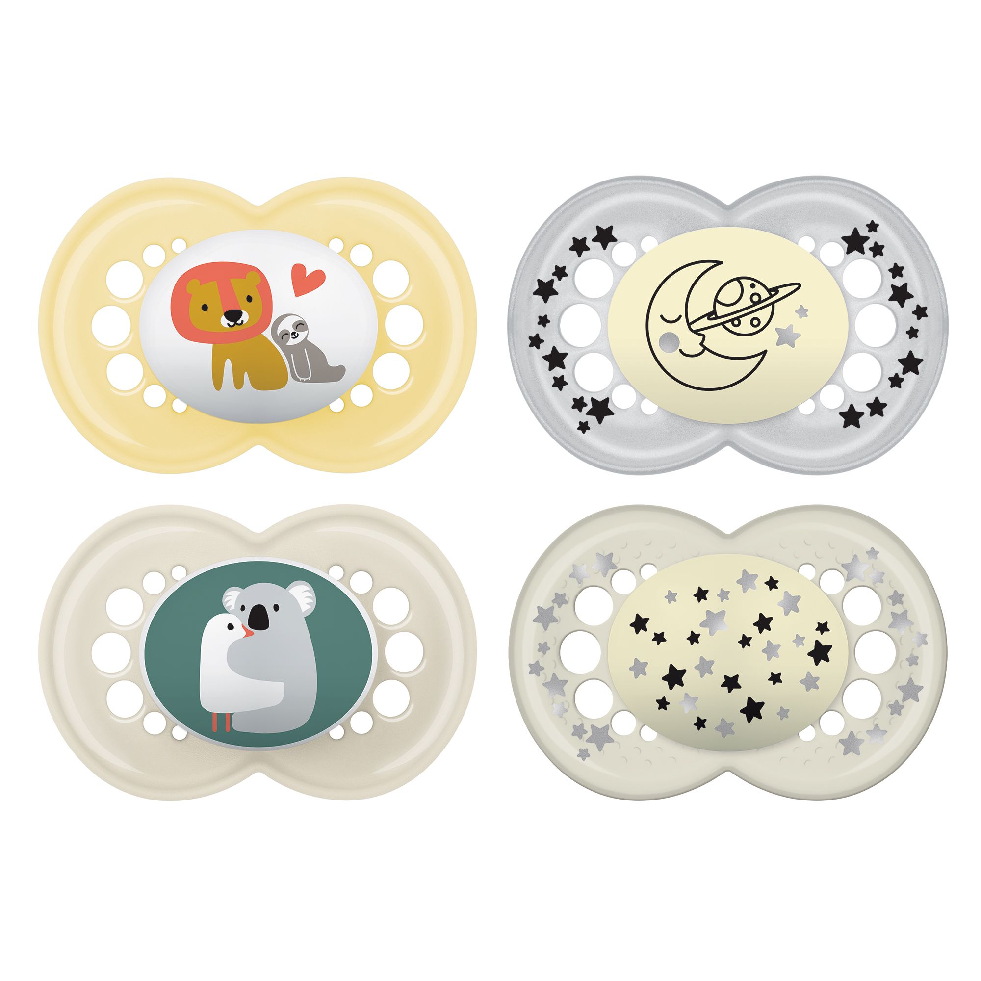 MAM Perfect Pacifiers 6+ Months - Colors May Vary