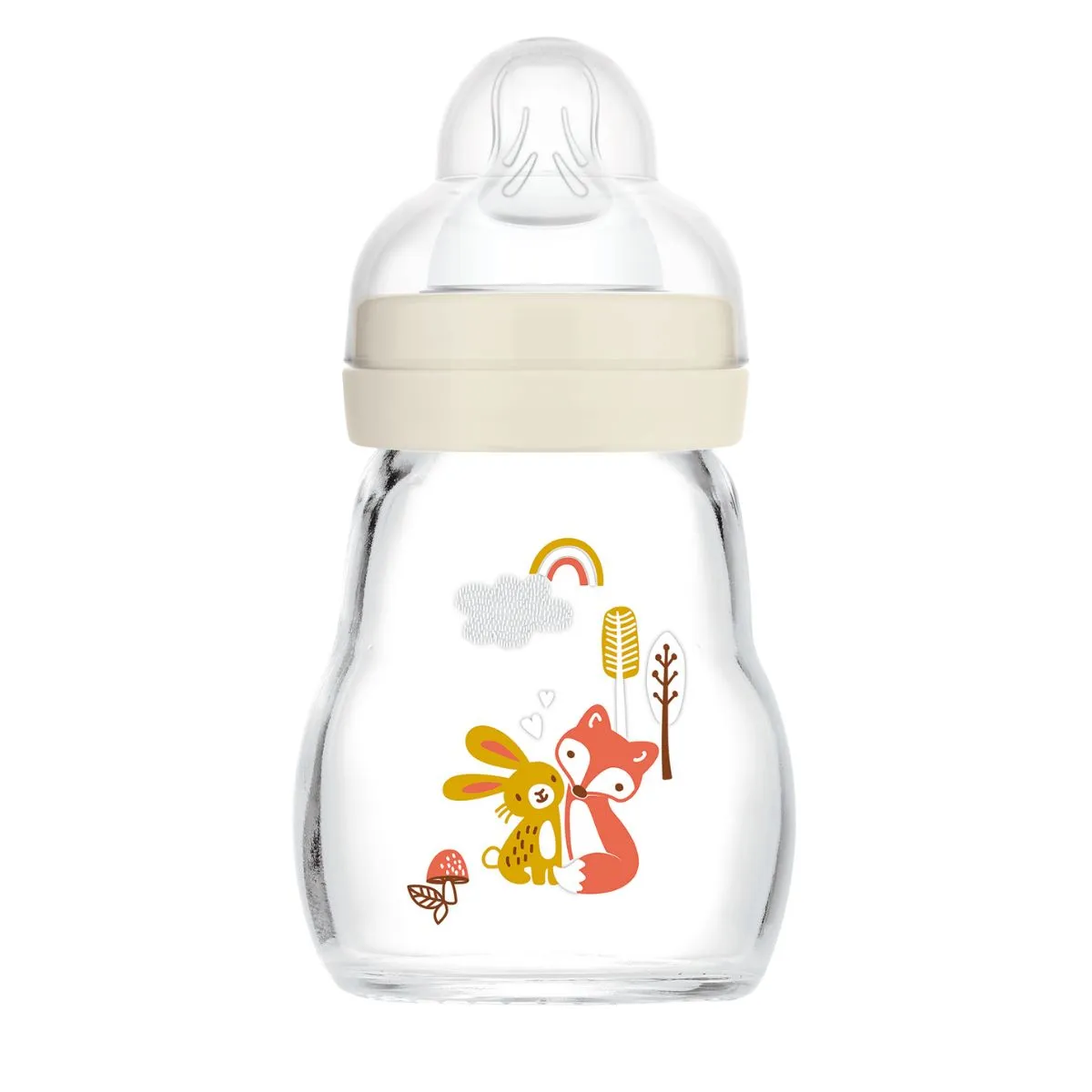 MAM Feel Good Baby Flasche aus Glas 170ml 0+ Monate, 1 Stck