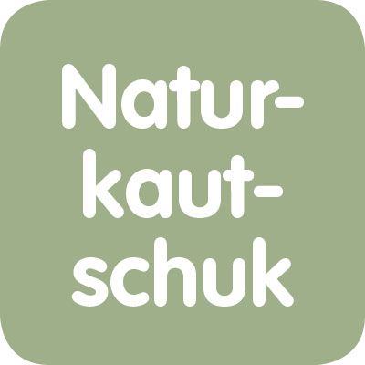 Naturkautschuk: von Natur aus weich und beißfest.