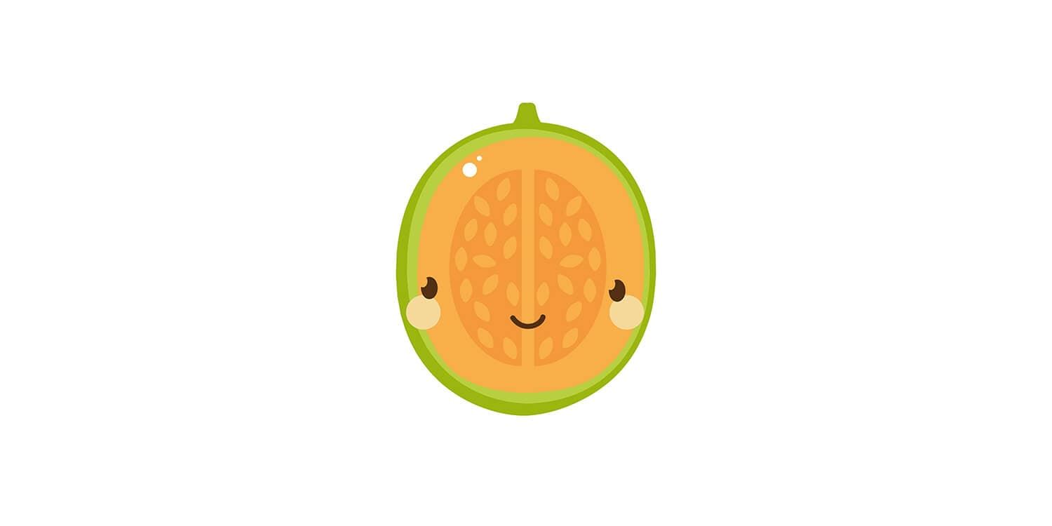 Your baby is now the size of a cantaloupe melon.