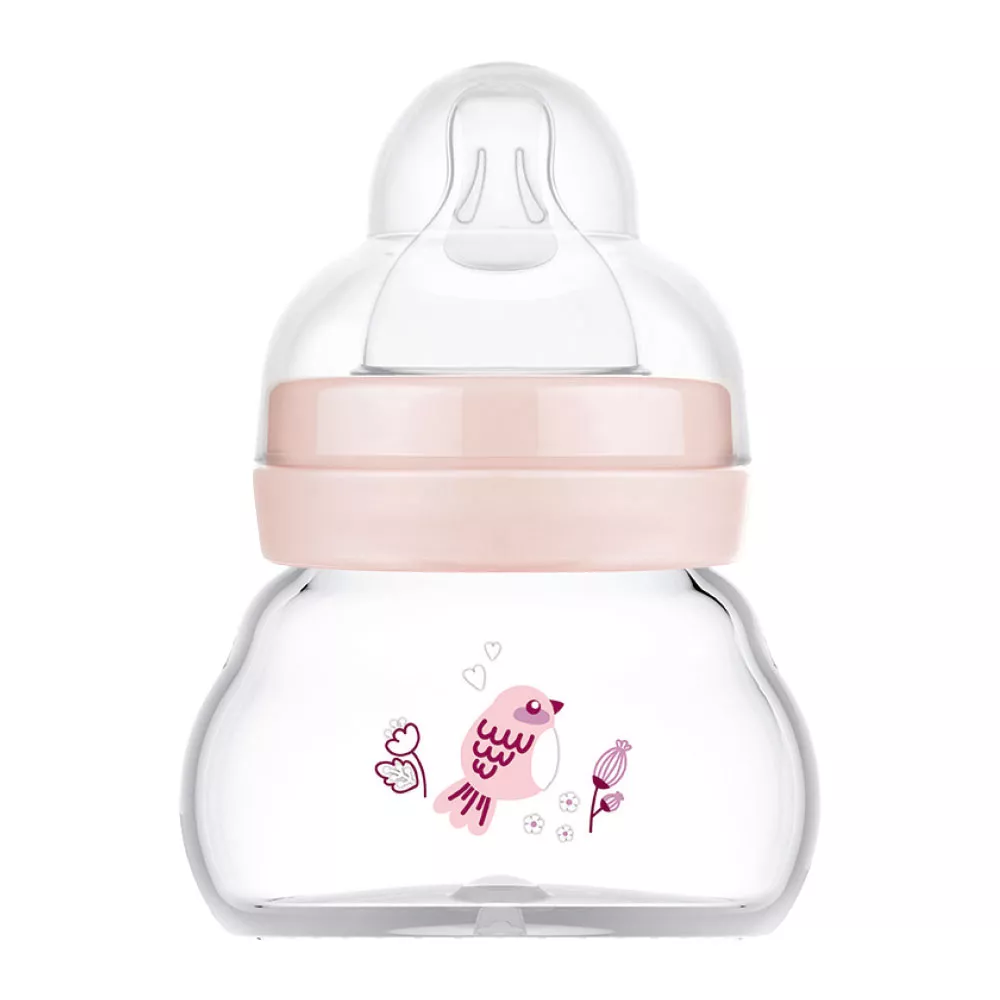 MAM Feel Good 90ml Glass Baby Bottle 0+ months, single pack