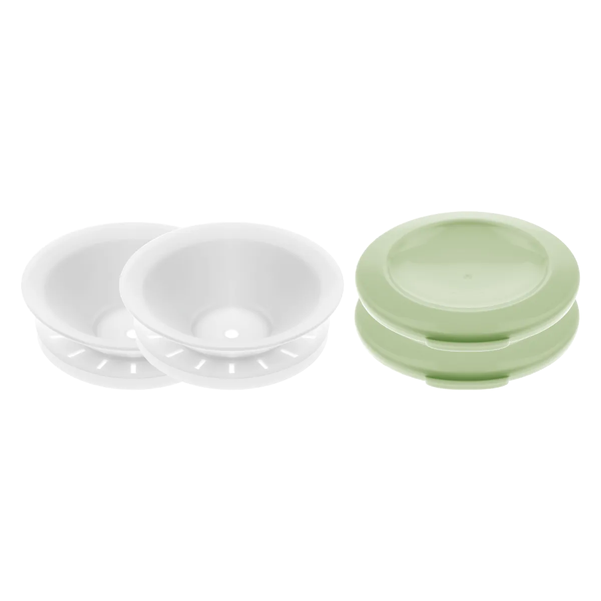 Easy to Drink Cup Spare Parts Set, Silicone Valve & Travel lid (pack of 2)