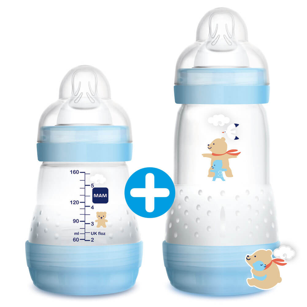 Easy Start™ Anti-Colic 160ml & 260ml Flow Baby-Flaske Combi