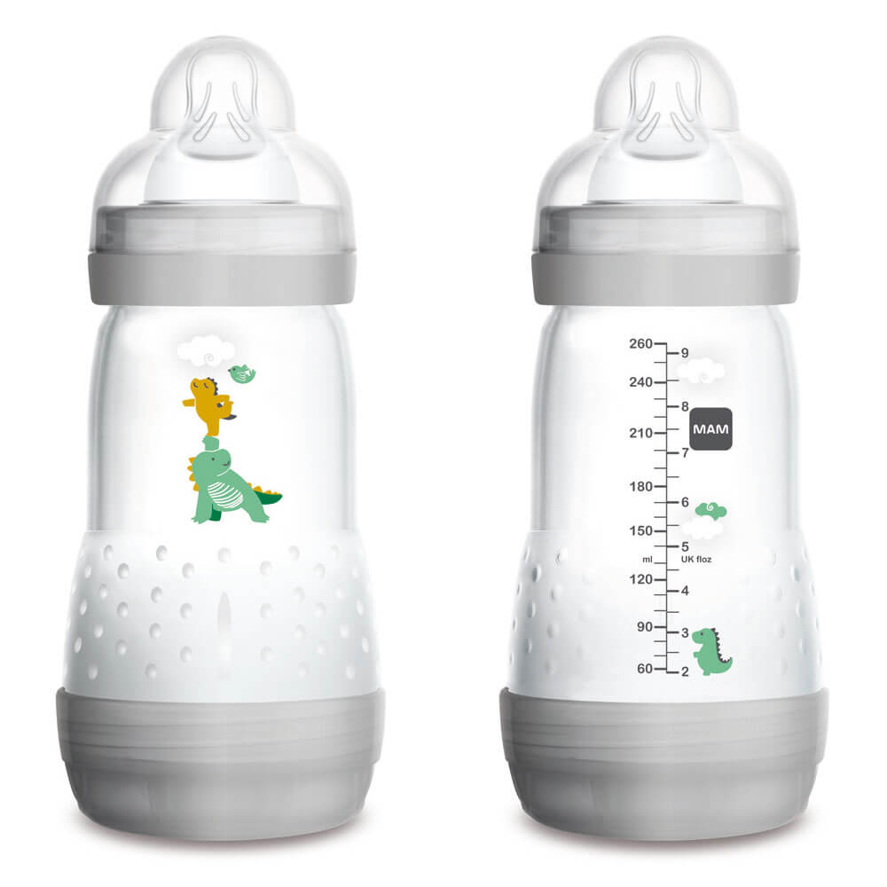 240ML Säuglings Baby Anti Colic Glas Fütterung Milchflasche mit 