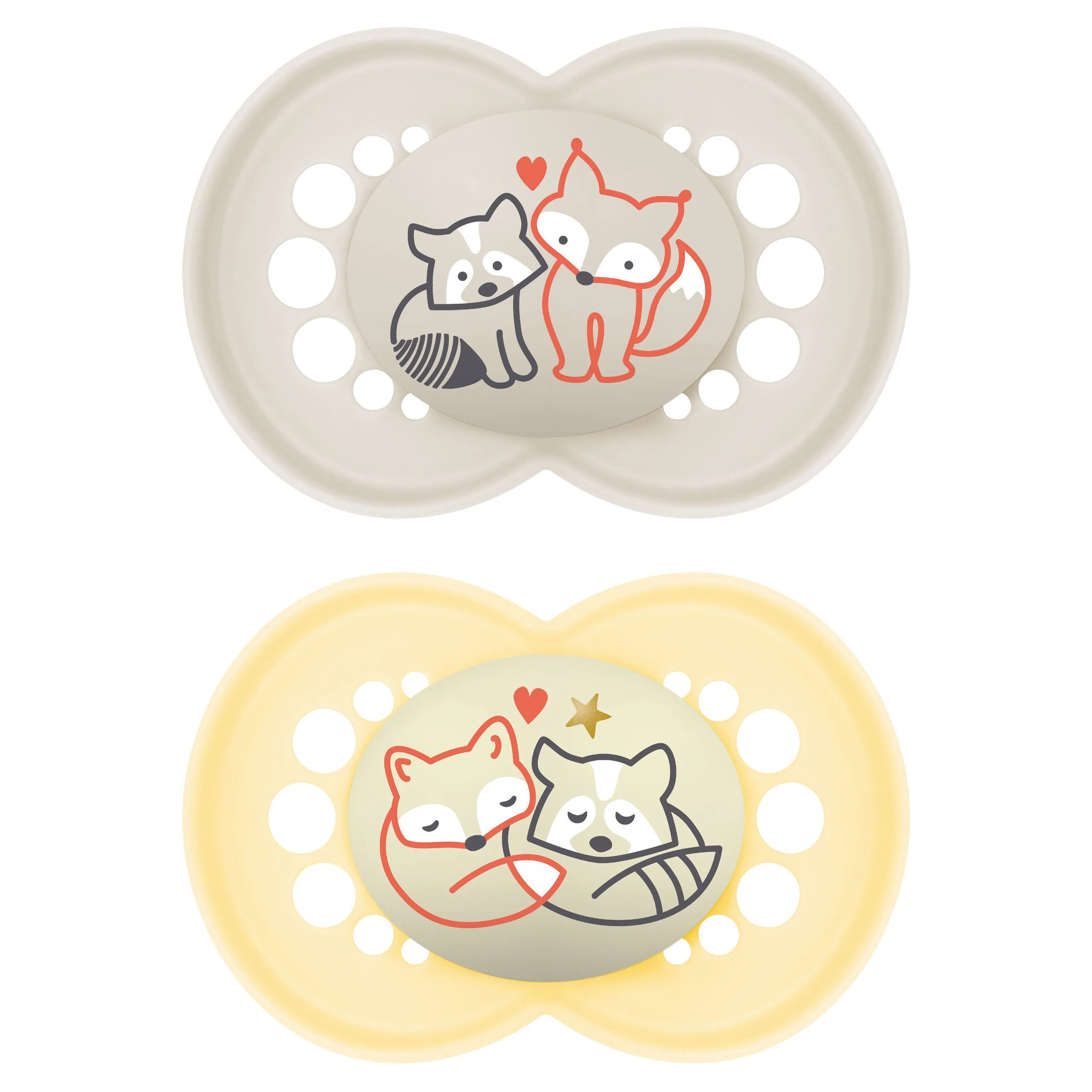 CHUPETA MAM ORIGINAL DAY&NIGHT 16+ MESES - EMBALAGEM DUPLA NEUTRA