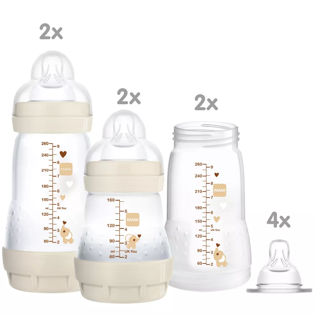 MAM Easy Start™ Anti-Colic Babyflaschen Set 0+ Monate, 10 teiliges Set
