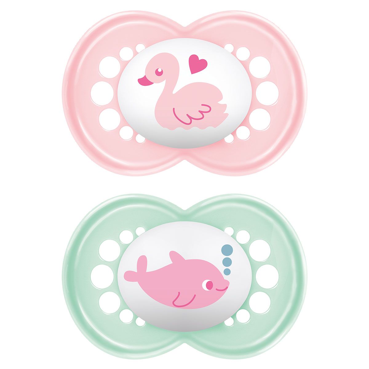 CHUPETA MAM SAYINGS 6+ MESES - EMBALAGEM DUPLA ROSA