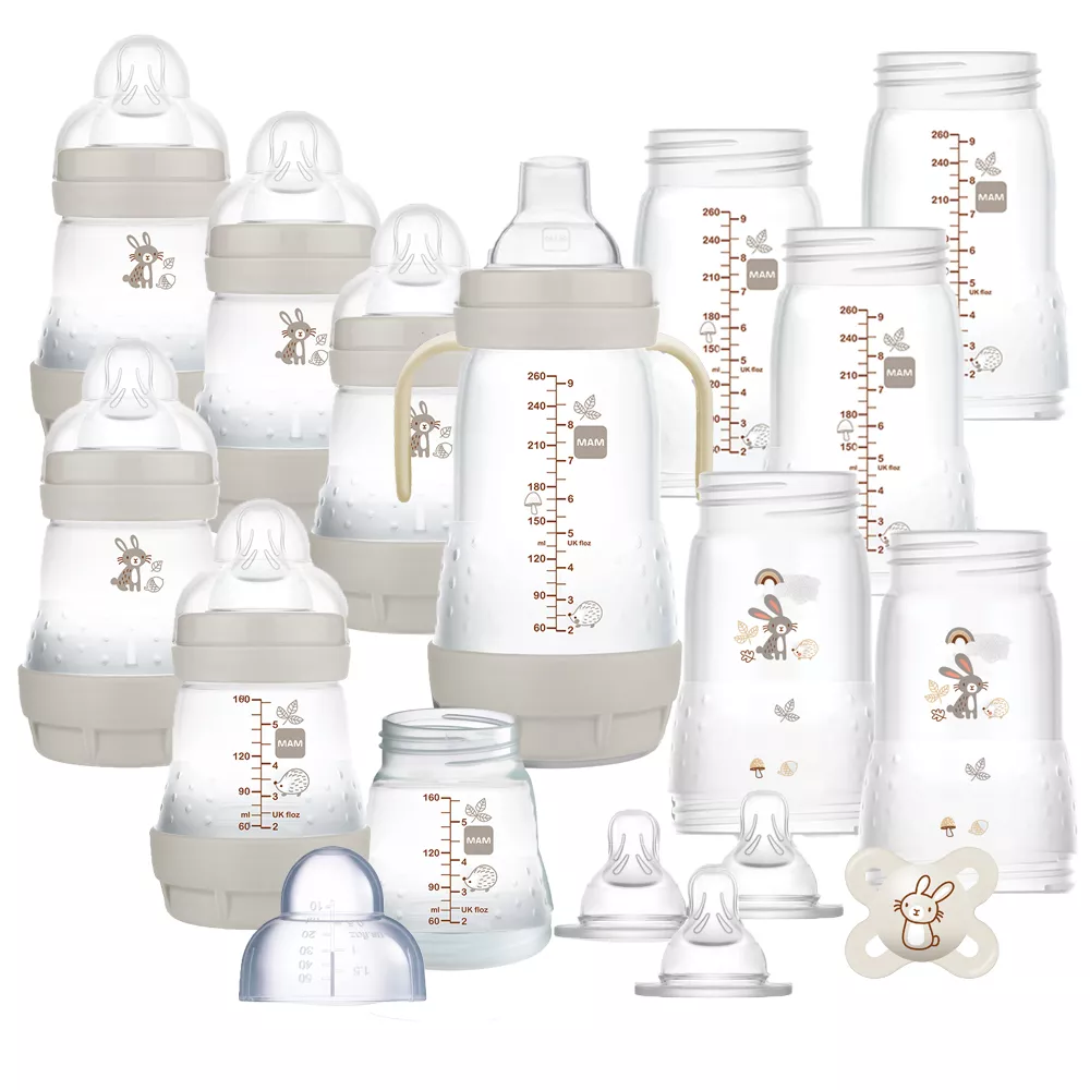 MAM Easy Start™ Anti-Colic Self Sterilising Bottles - Newborn  - 17 Piece Set 
