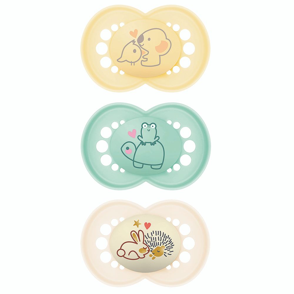CHUPETA MAM ORIGINAL 6+ MESES - EMBALAGEM BLISTER TRIPLA NEUTRA