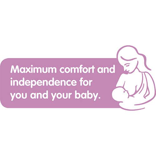 Maximum comfort and independence for you and your baby