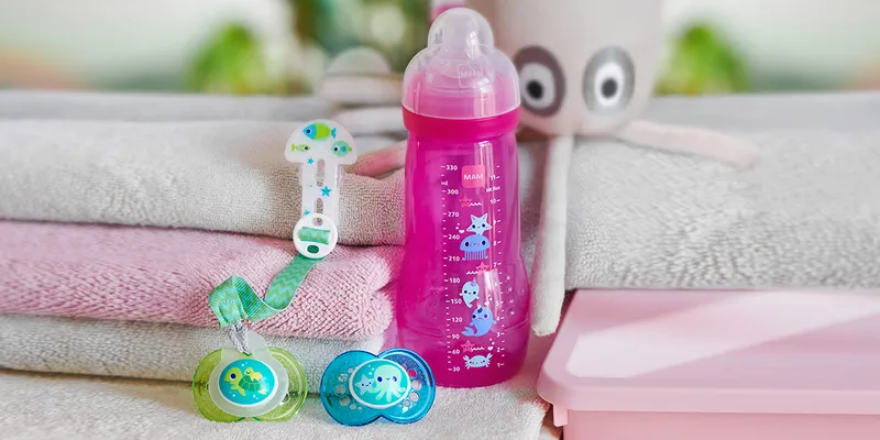 Kit Mamadeira MAM Easy Start™ Anticólica Trio - 130ml + Kit Mamadeira MAM Easy Start™ Anticólica Trio - 130ml +