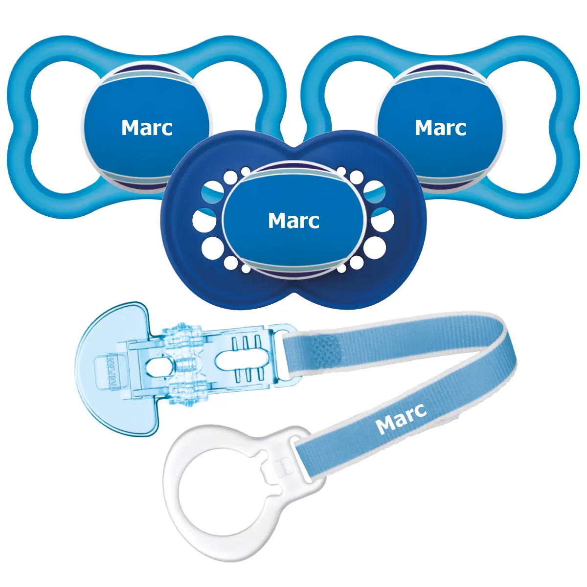 MAM Individual Toddler Box 6+ - Succhietto e clip