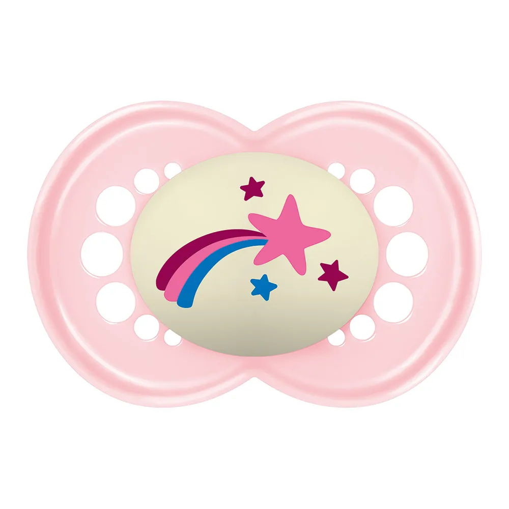 CHUPETA MAM NIGHT 6+ MESES - EMBALAGEM UNITARIA ROSA | Quartz Rose