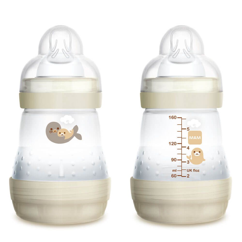 Neugeborenes Babyflasche Anti-Kolik Flasche Baby Bottle Glas Babyflaschen 80ML 