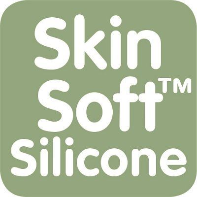 MAM SkinSoft™ Silicone: easily accepted by babies - for a familiar feeling.